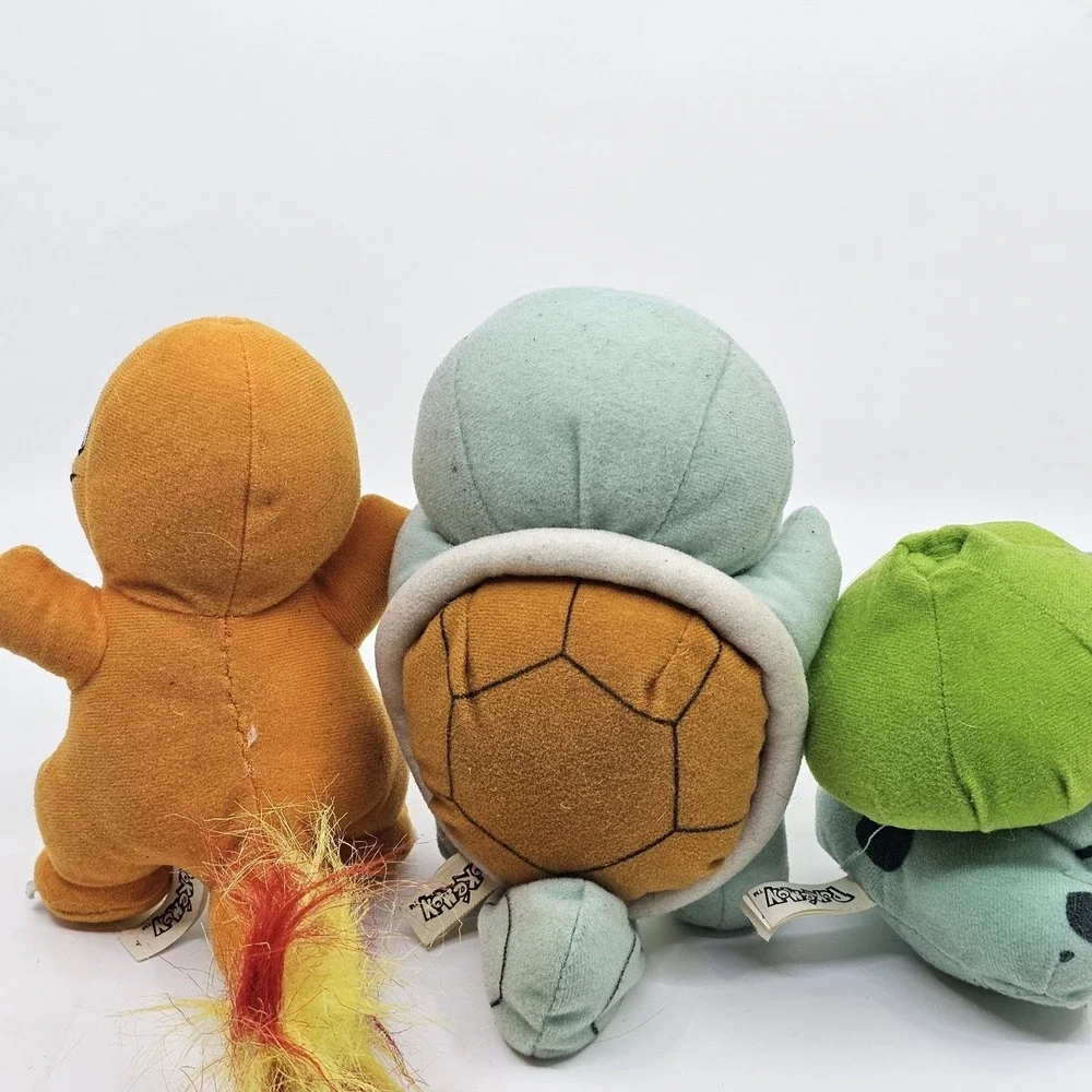 Pokemon Toy Factory Plush Lot of 3 Bulbasaur Squirtle Charizard 2015